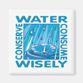 Water Conservation マグネット (正面)