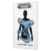 Water Conservation Eco Awareness Design クリップボード (左)