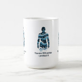 Water Conservation Eco Awareness Design コーヒーマグカップ (中央)