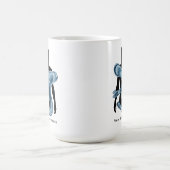 Water Conservation Eco Awareness Design コーヒーマグカップ (中央)