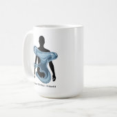 Water Conservation Eco Awareness Design コーヒーマグカップ (正面左)