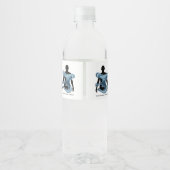 Water Conservation Eco Awareness Design ペットボトルラベル (裏面)