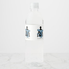 Water Conservation Eco Awareness Design ペットボトルラベル