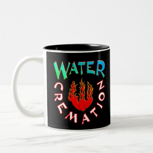 WATER CREMATION - AQUAMATION ツートーンマグカップ (左)