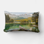 Water | Dachstein Mountains Lake Germany ランバークッション (正面)