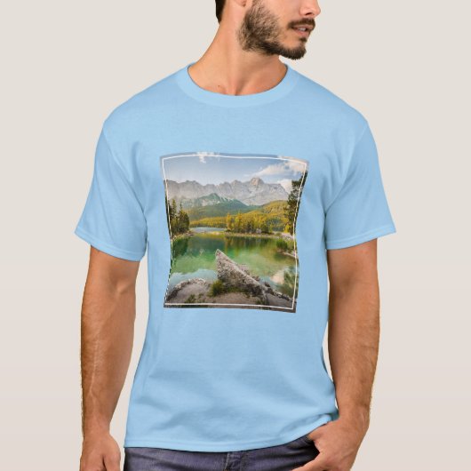 Water | Dachstein Mountains Lake Germany Tシャツ (正面)