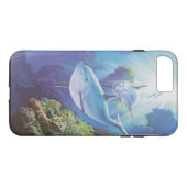 Water Dolphin iPhone 7ケース Case-Mate iPhoneケース (裏面(横))