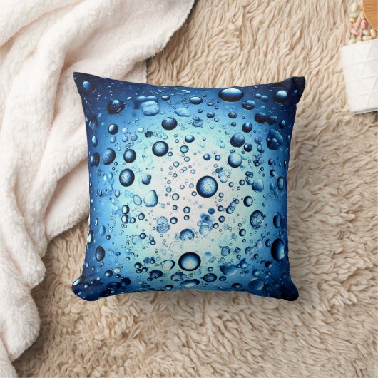 water droplets クッション (ブランケット)