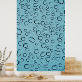 Water droplets ポスター (キッチン)