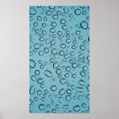 Water droplets ポスター (正面)
