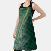 Water droplets on banana leaf エプロン (インサイチュ)