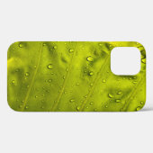 Water drops on green leaf Case-Mate iPhoneケース (裏面 (横))