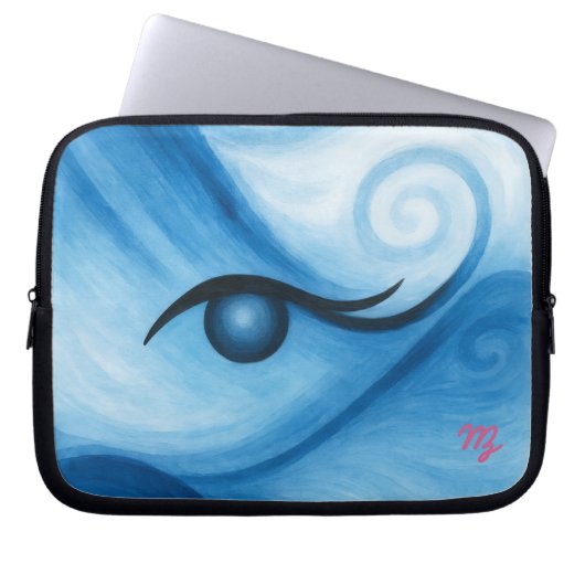 Water Eye electronics pouch ラップトップスリーブ (正面)