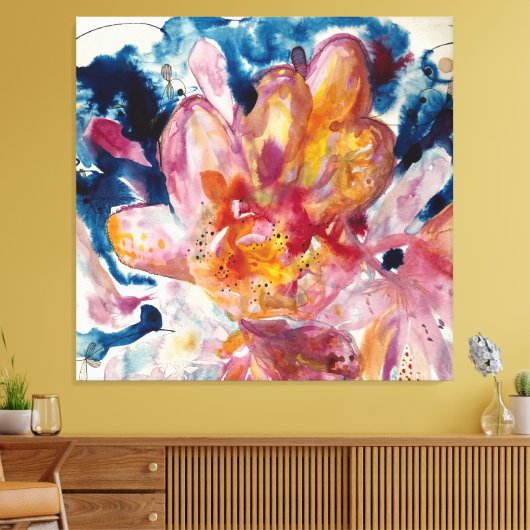 water flower キャンバスプリント (インサイチュ (リビング))