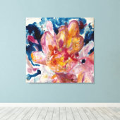 water flower canvas print キャンバスプリント (インサイチュ (ウッドフロア))