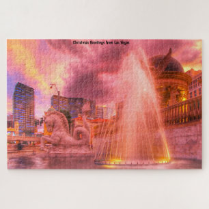 Water Fountains in Las Vegas Jigsaw Puzzle ジグソーパズル