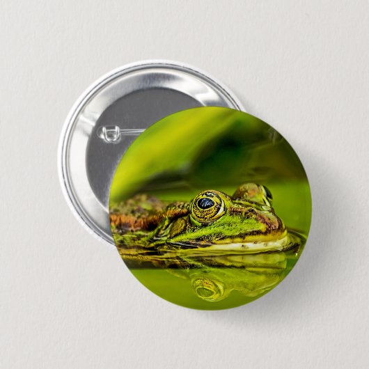 water frog 缶バッジ (正面&裏面)