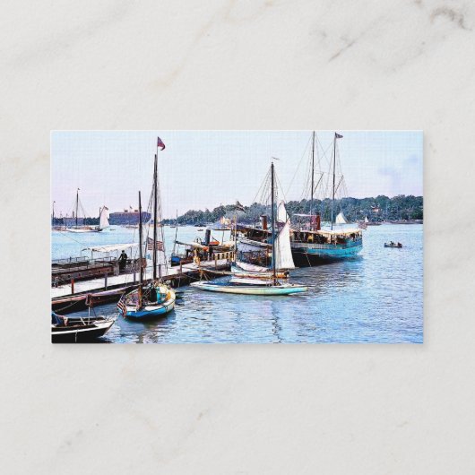 Water Front Put-In-Bay OH 1904年頃 名刺 (裏面)