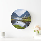Water | Gap of Dunloe County Kerry Ireland ラージ壁時計 (ホーム)