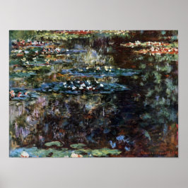Water Garden at Giverny, France by Claude Monet ポスター