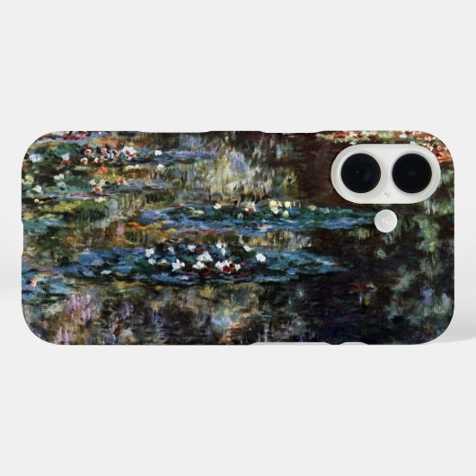 Water Garden at Giverny, France by Claude Monet Case-Mate iPhoneケース (裏面 (横))