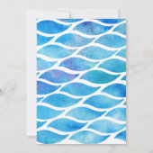 Water Gun Summer Birthday Party for Boy 招待状 (裏面)