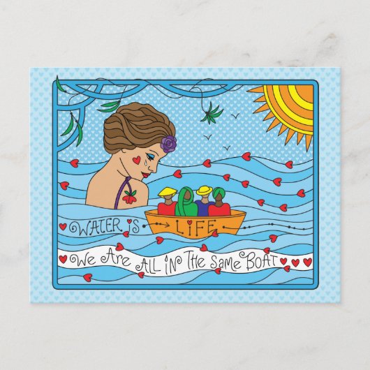 Water Is Life_はがき ポストカード (正面)