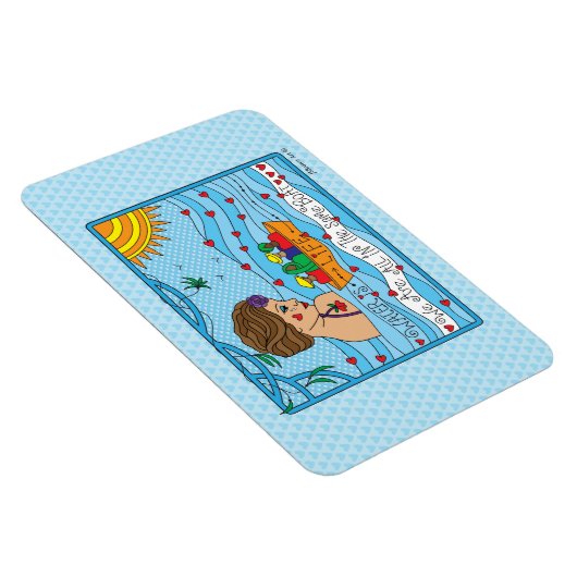 Water Is Life_Flexible Magnet 6" x 4" マグネット (右側)