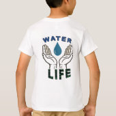 Water is Life Tee Tシャツ (裏面)