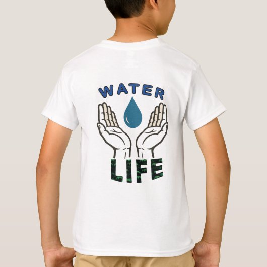 Water is Life Tee Tシャツ (裏面)