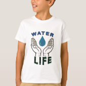 Water is Life Tee Tシャツ (正面)