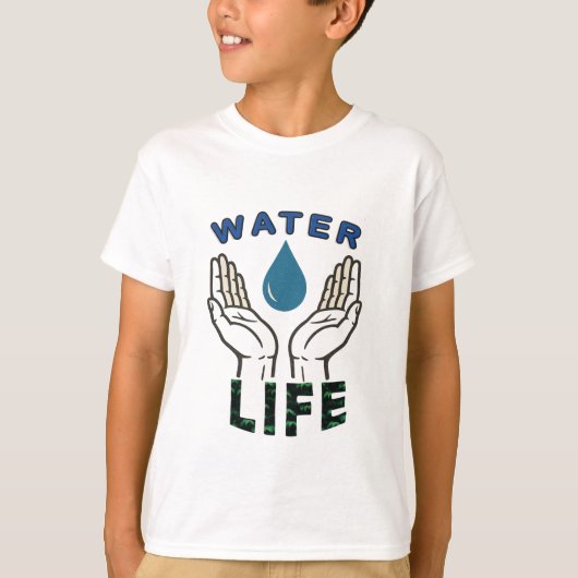 Water is Life Tee Tシャツ (正面)