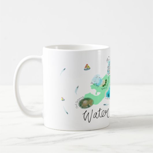 Water Island Mug コーヒーマグカップ (左)