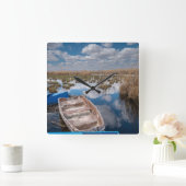 Water | Kayseri Turkey スクエア壁時計 (ホーム)