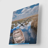 Water | Kayseri Turkey スクエア壁時計 (傾斜)