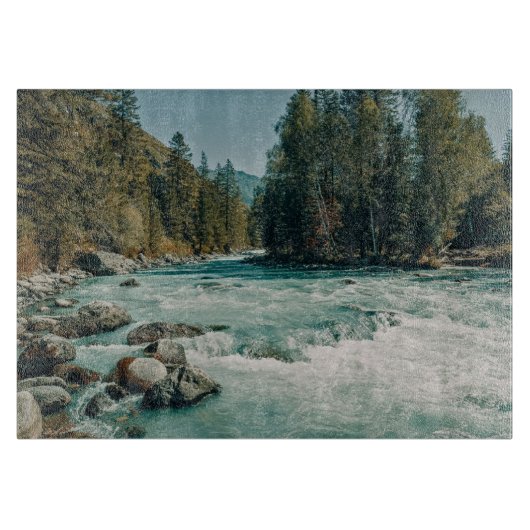 Water | Kucherla River, Altai Mountains カッティングボード (正面)