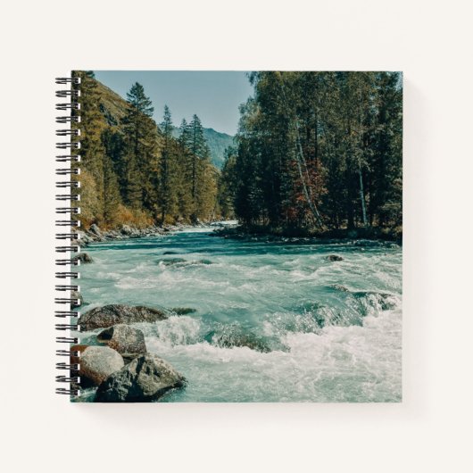 Water | Kucherla River, Altai Mountains ノートブック (正面)