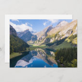 Water | Lake Alpsee Switzerland サンキューカード (正面/裏面)
