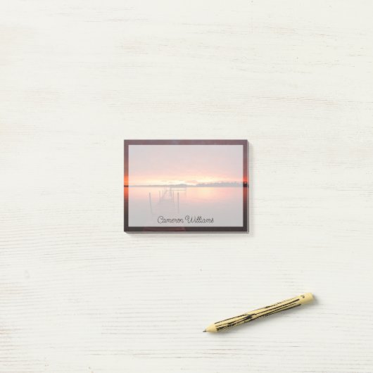 Water | Lake Minnetonka, Minnesota ポストイット (デスク上)