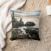 Water | Lake Superior Grand Marais, Minnesota クッション (ブランケット)