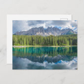 Water | Latemar Mountain Range ポストカード (正面/裏面)