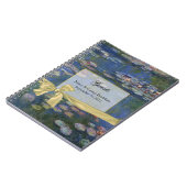 Water Liliesかわいらしのゲ結婚ストインノートブック ノートブック (左側)