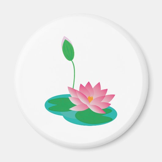 Water Lilies マグネット (正面)