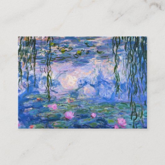 Water Lilies 名刺 (正面)