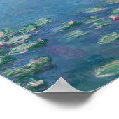Water Lilies, 1906 by Claude Monet – ポスター (角)