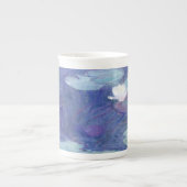 Water Lilies Blue Water Claude Monet ボーンチャイナマグカップ (正面)