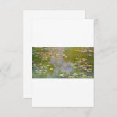 Water Lilies by Claude Monet サンキューカード (正面/裏面)