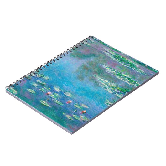 Water Lilies by Claude Monet ノートブック (左側)