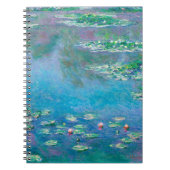 Water Lilies by Claude Monet ノートブック (正面)