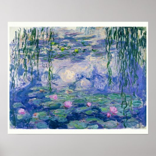 Water Lilies by Monet | 16"x20" ポスター (正面)